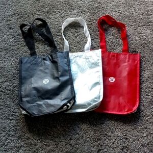 SET OF 3 LULULEMON BAGS